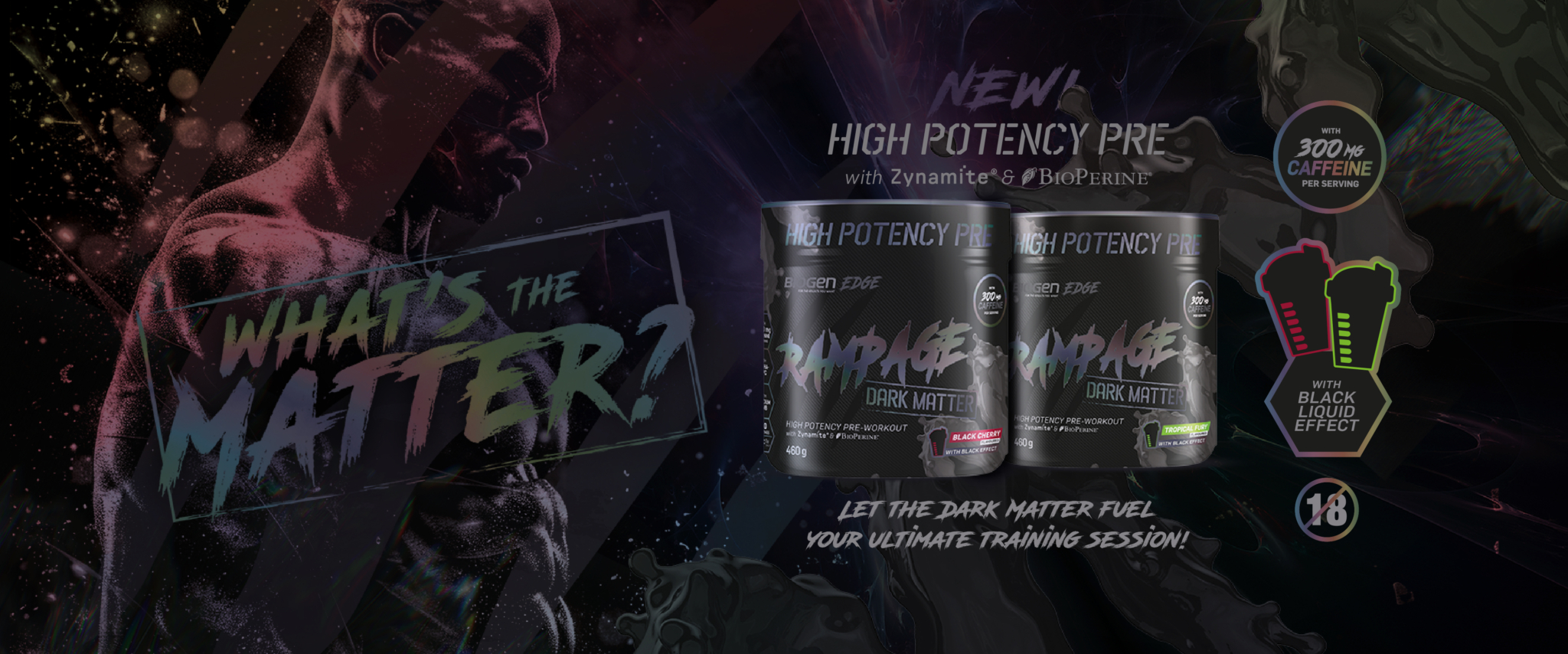 Let the dark matter fuel your ultimate workout!