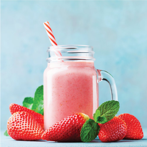 Strawberry Bubblegum Smoothie Feature